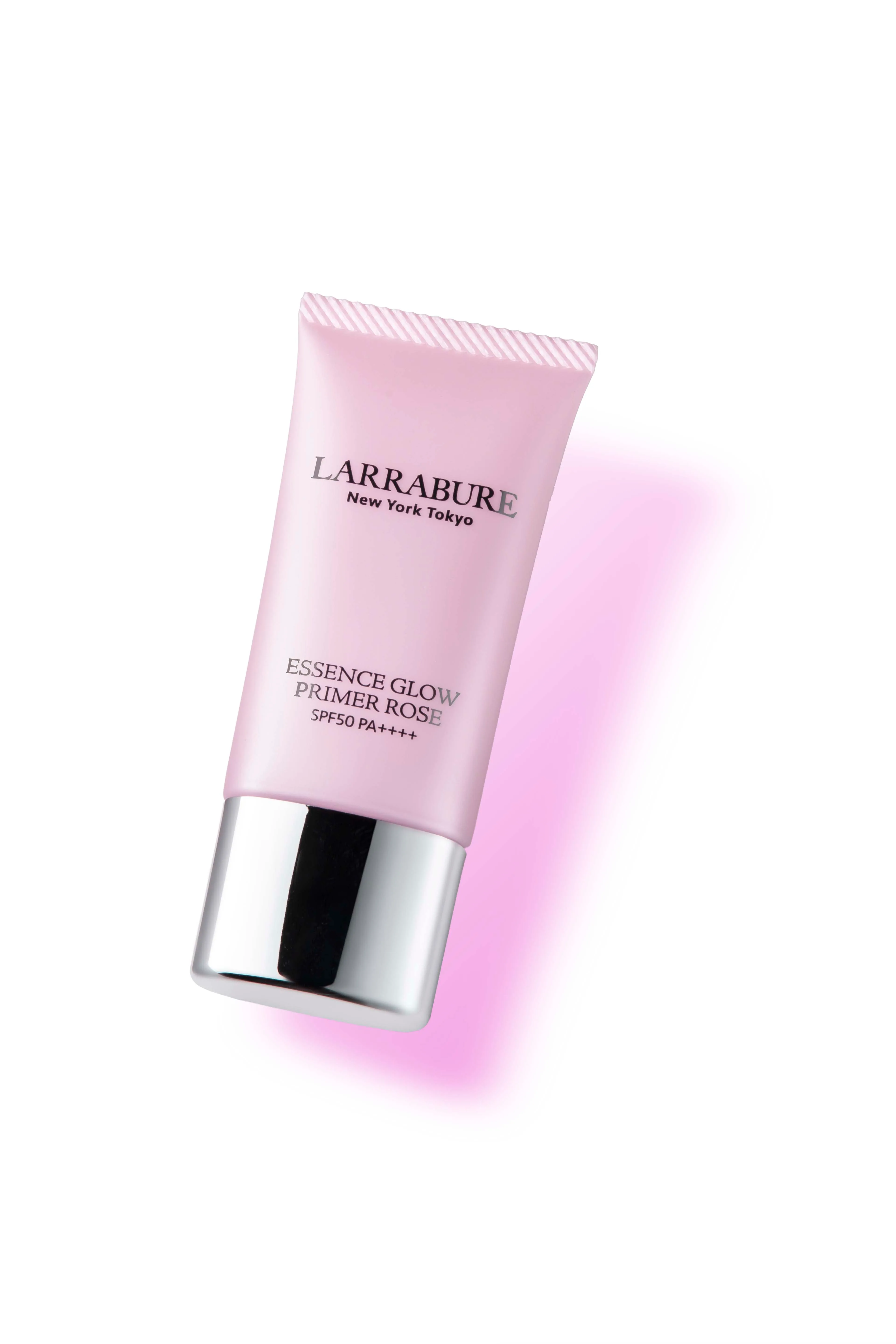 Larrabure Essence Glow Primer Rose の商品撮影 — 文脈の設計
